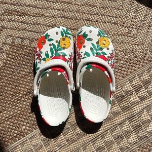 Floral Crocs